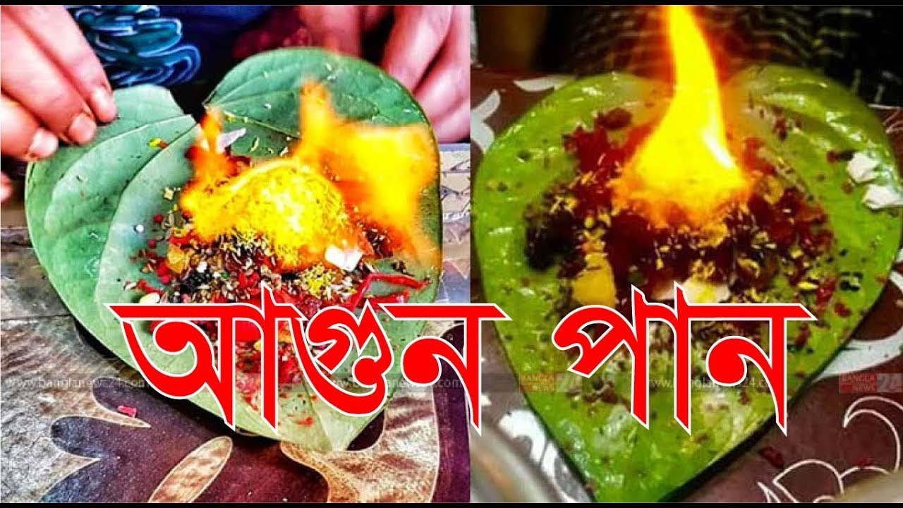 দেখুন কি কি উপাদান দিয়ে আগুন পান বানানো হয়। How to make fire PAN //PAN master.