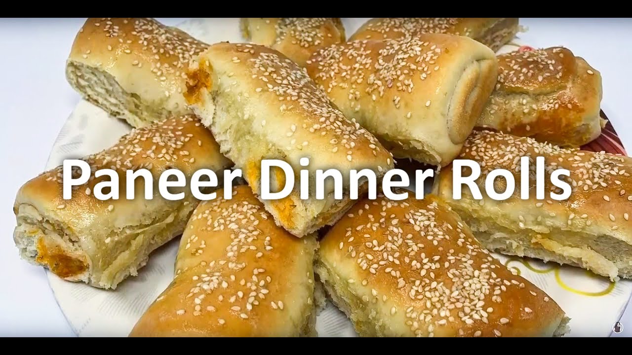 Paneer Cheese Dinner Rolls | BEST Stuffed Dinner Rolls Recipe | Homemade Soft & Fluffy Dinner Rolls