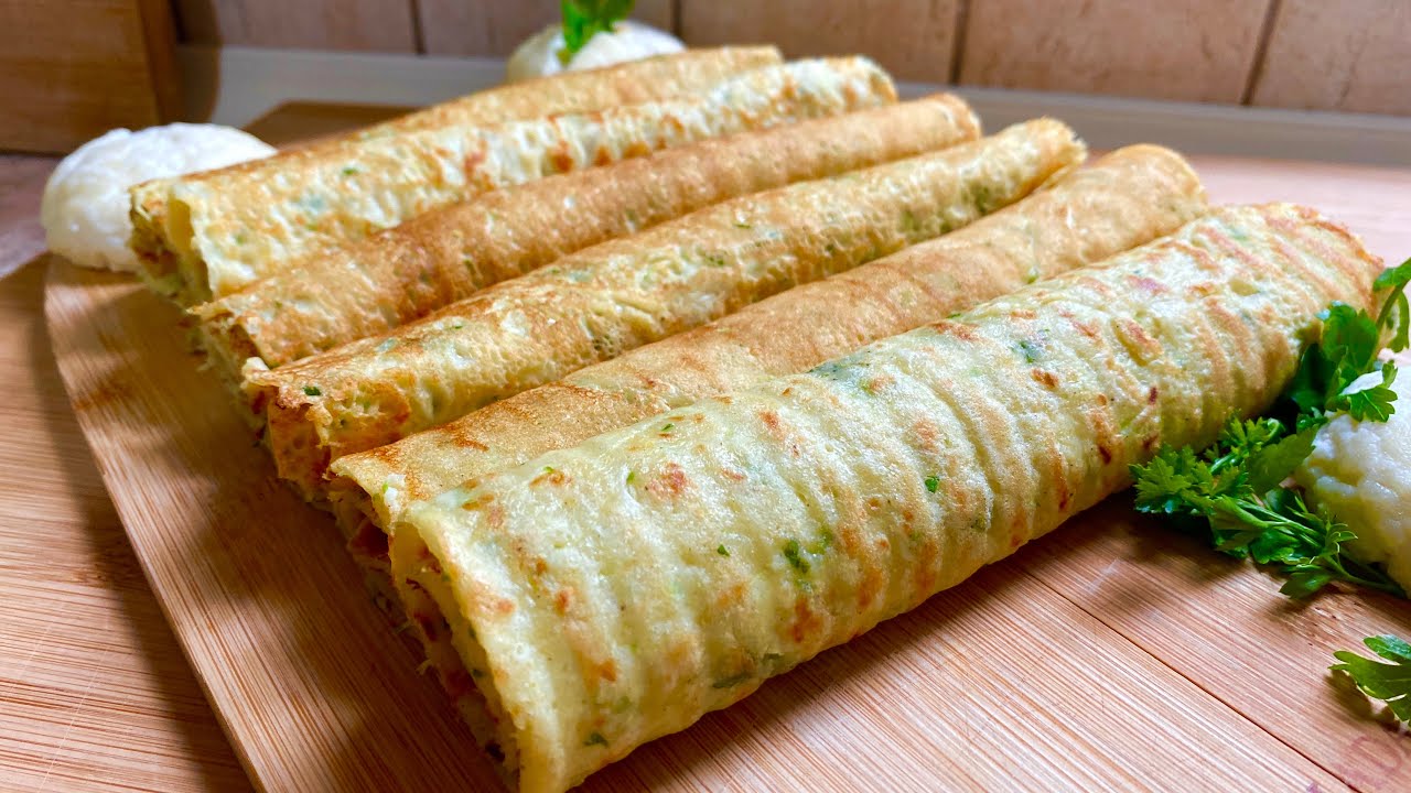Ricetta crepes di  zucchine facile e volce !!