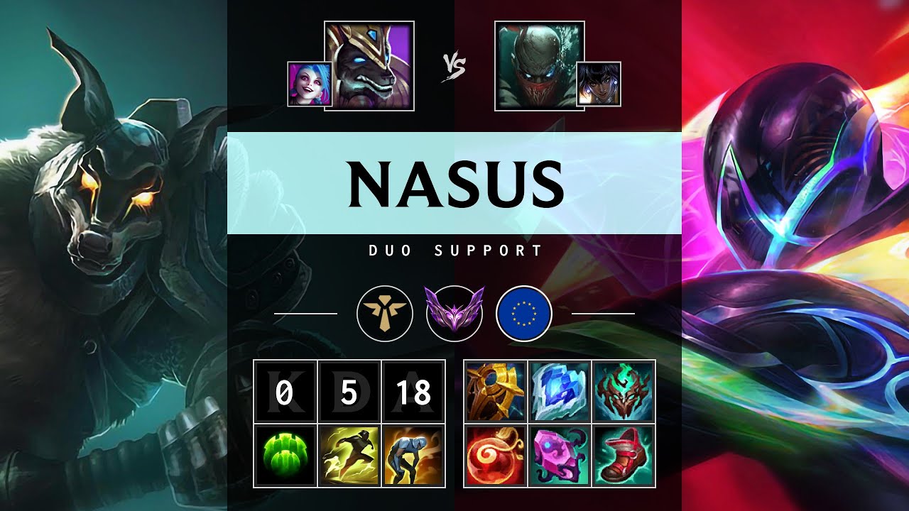 Nasus Support vs Pyke - EUW Master Patch 25.08