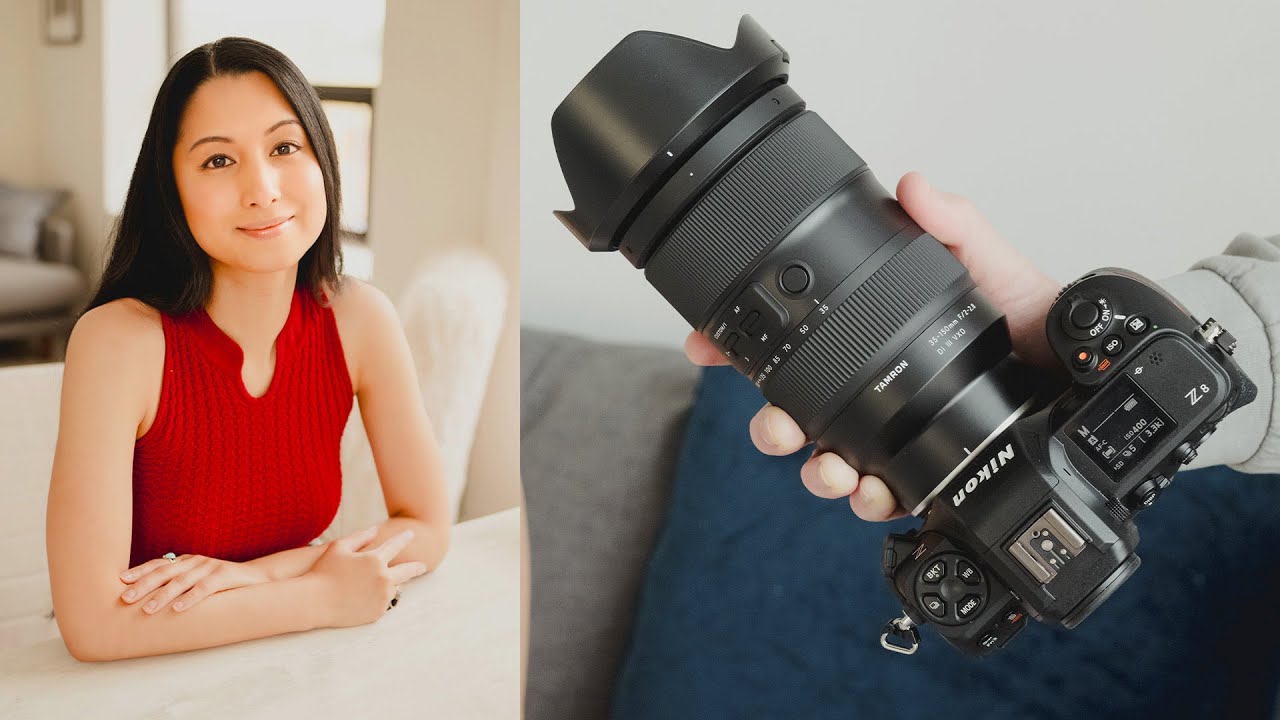 Tamron 35-150 для фотосессии Nikon за кулисами