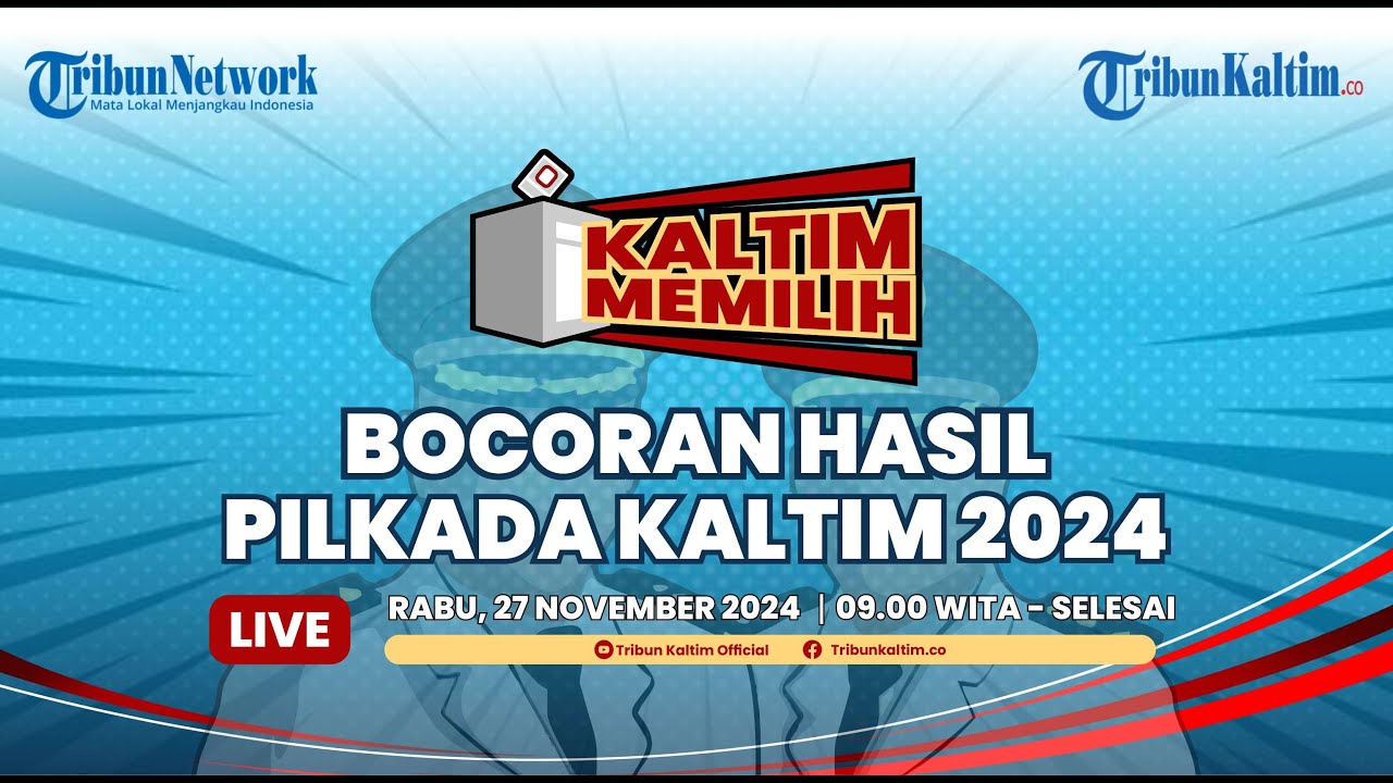 🔴 KALTIM MEMILIH: Bocoran Hasil  Pilkada Kalimantan Timur 2024