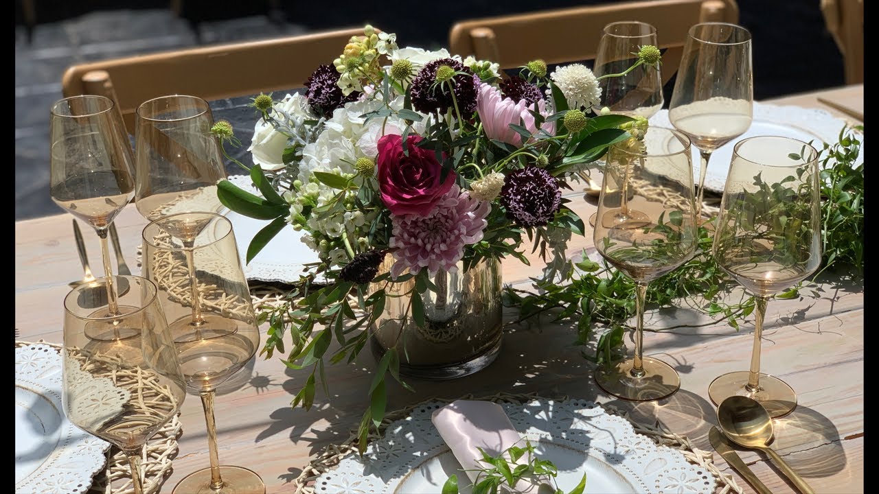 Centro de mesa boda DIY