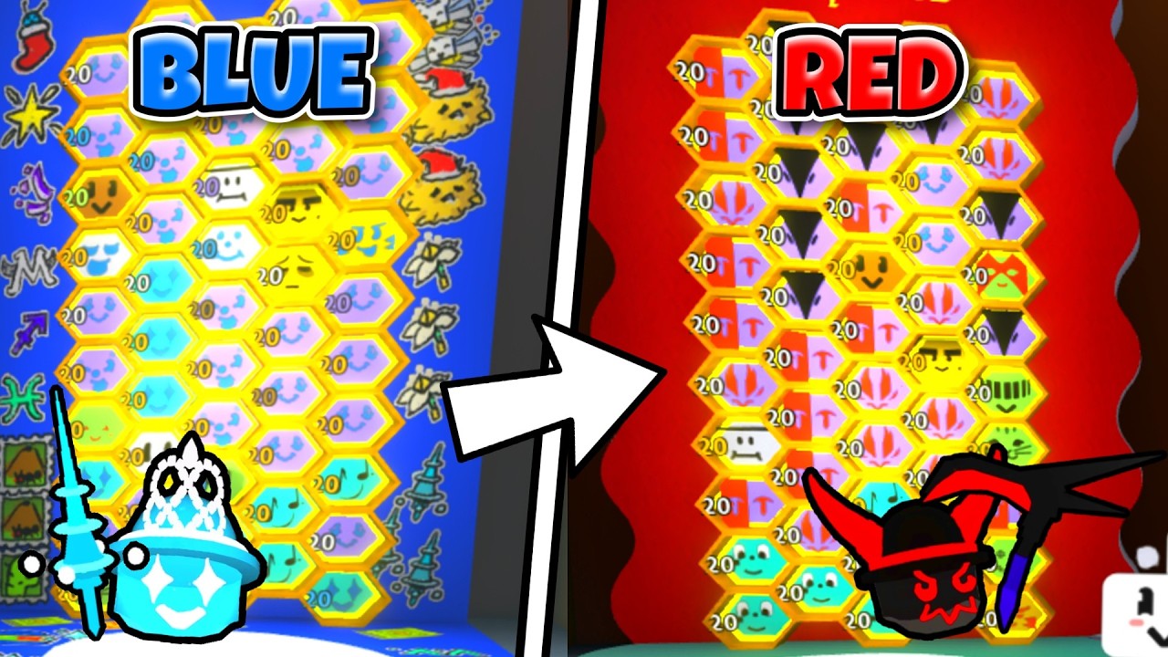 Switching to a RED Hive after 4 Years.. (Bee Swarm Simulator)