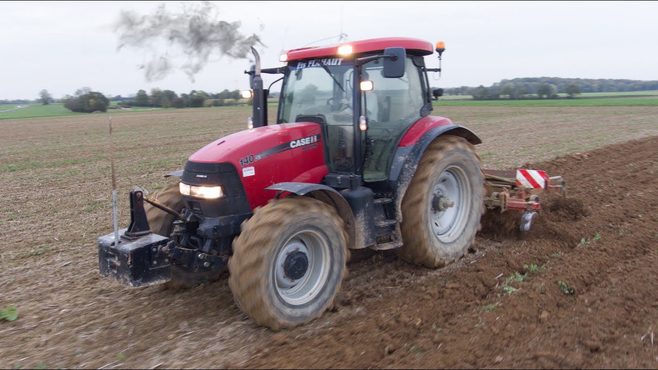 Case IH Maxxum 140X au déchaumage | SOUND | 💨