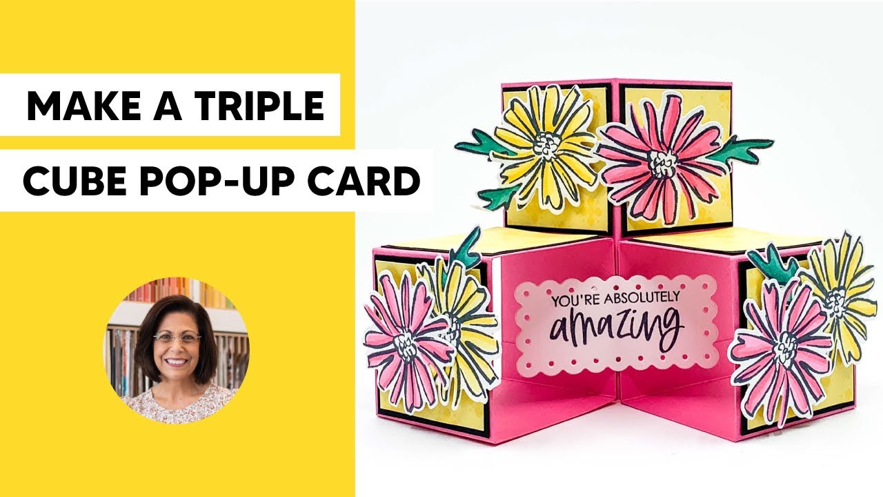 🔴 How to Make a Triple Cube Pop Up Card with Mind Blowing Ease