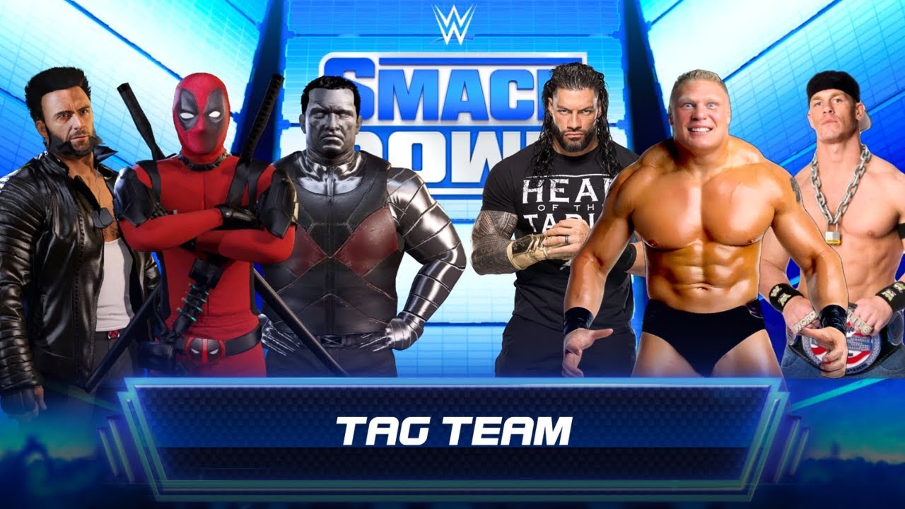 Can X-Men Defeat Roman Reigns John Cena & Brock Lensar WWE 2K22