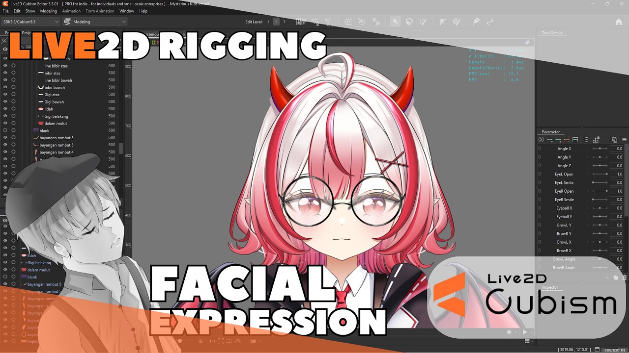 Rigging Mulut Dulu Cuy | Live2D [ ID ]