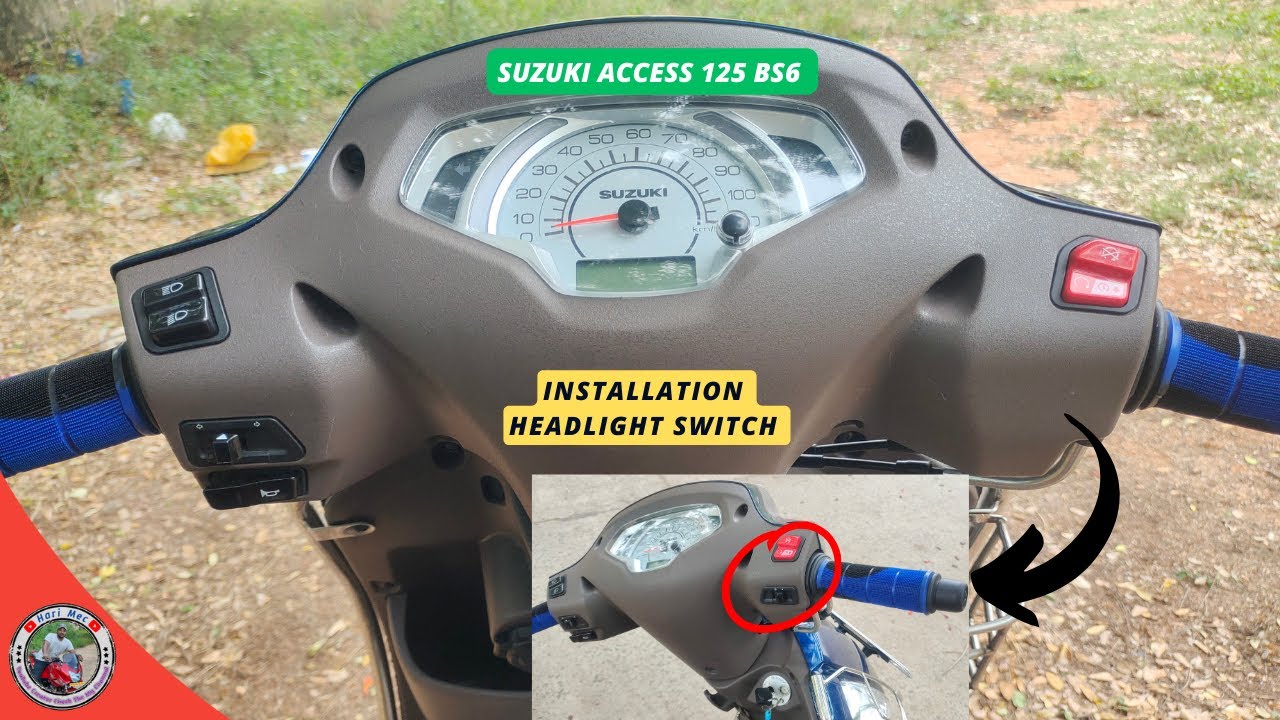 Suzuki Access 125 BS6 AHO Headlight Removal Made EASY!