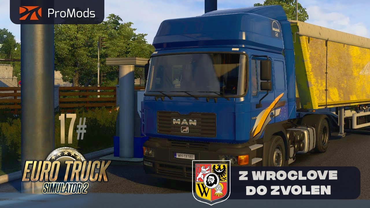 Euro Truck Simulator 2 #17 MAN F2000 – Klasyka z Manualem na Trasie z Wrocławia na Słowację! 🚛🇵🇱➡️🇸🇰