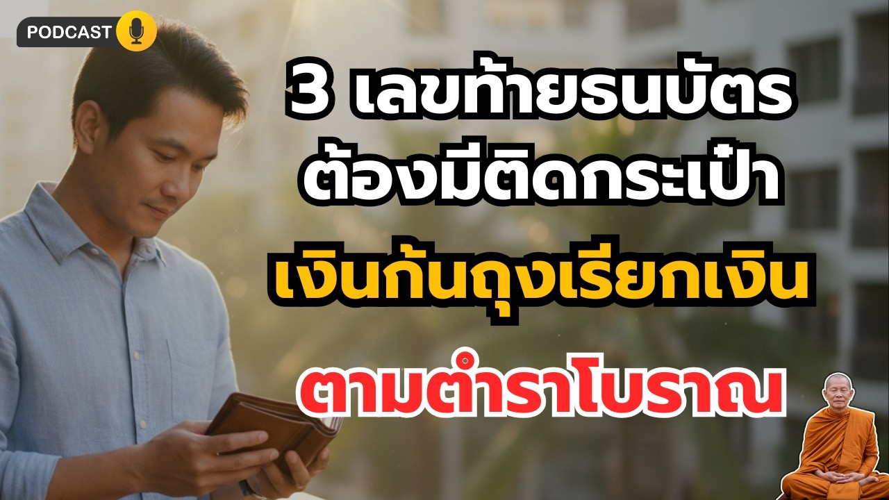 ความลับเลขท้ายธนบัตร! 3 เลขมงคลที่ต้องมีติดกระเป๋า… ชีวิตจะไม่เหมือนเดิม | ธรรมะสู่ความสุข