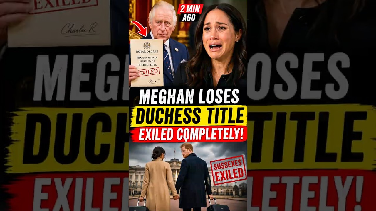 Sussexes SHOCKED By Royal Exile Order! 😱 #PrinceHarry #MeghanMarkle #RoyalFamily