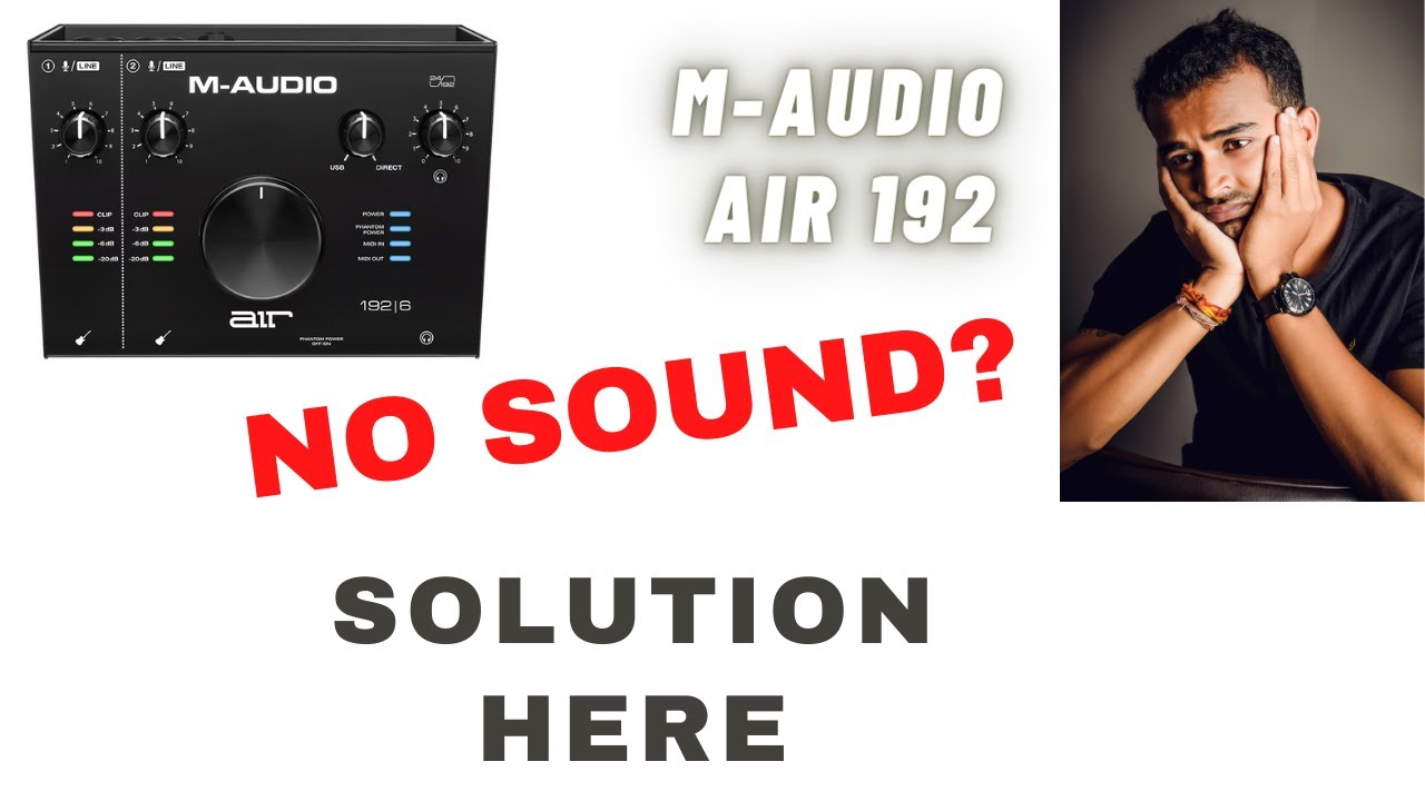 M Audio Air No Sound Not Working Error Problem 192 4 6 8 14 USB Audio Interface