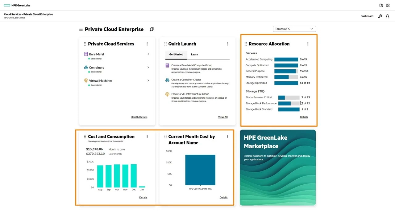 Configure the private cloud environment with HPE GreenLake for Private Cloud Enterprise