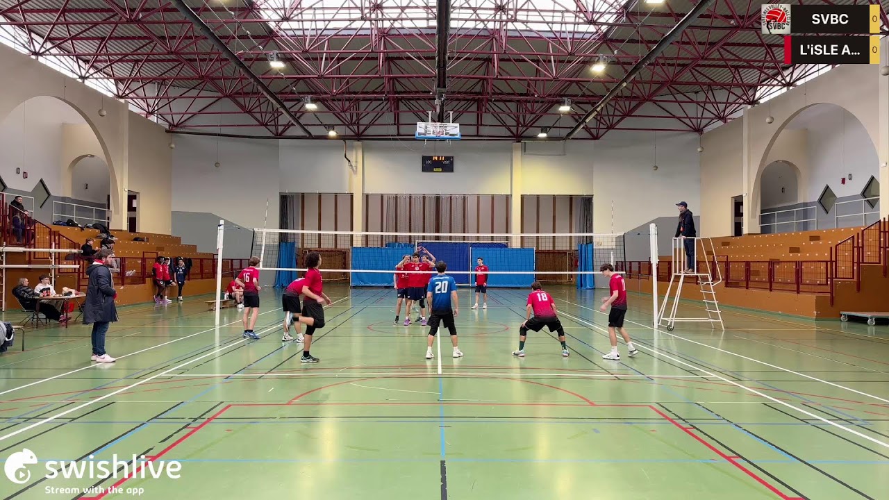 Live propulsé par l'application Swish Live
SVBC VS L'iSLE ADAM