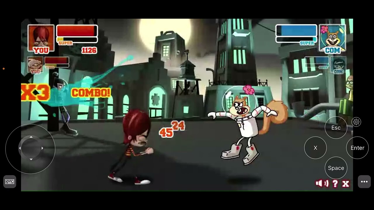 Super Brawl 2 Tag Team With Danny Phantom And Kyle Vs Kitty Katswell And Sandy 