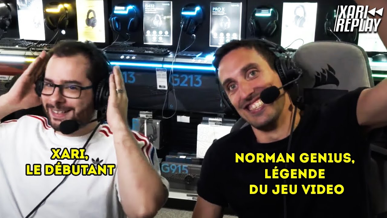 NORMAN GEN1US m'apprend Tony Hawk's Pro Skater dans le Rayon Gaming d'une FNAC (on est mdr)