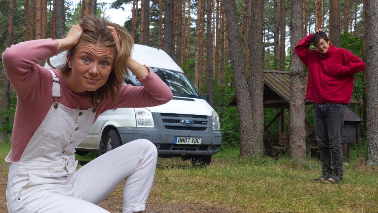 CAMPING ON THE RUSSIAN BORDER (Van Life Estonia)