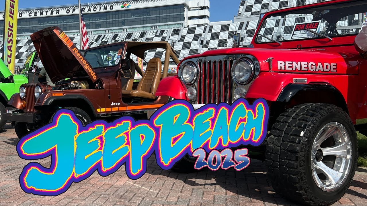 Walking the Vendors at the Daytona Speedway for JeepBeach.