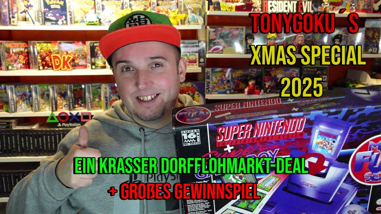 Tonygoku´s  XMAS SPECIAL 2025 🤩🎄 / Ein KRASSER Dorfflohmarkt-DEAL + GROßES GEWINNSPIEL 🥳🎁