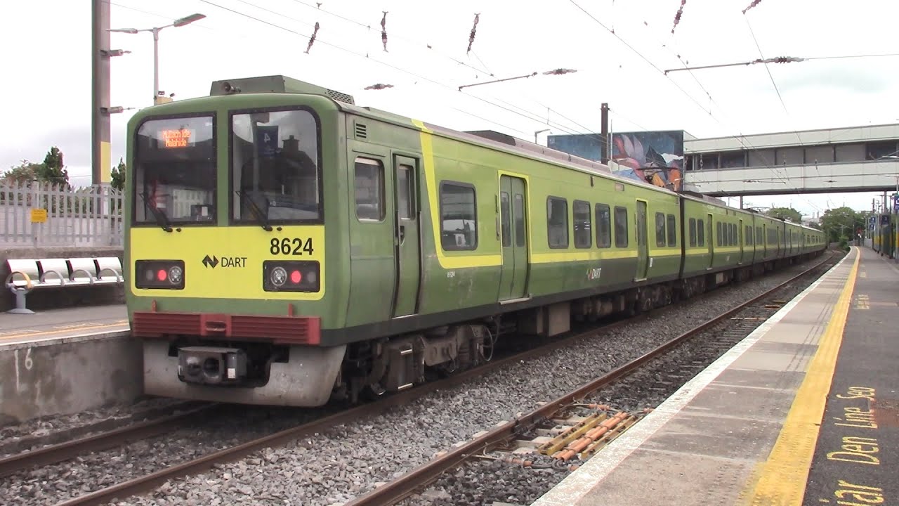 Irish Rail 8520 Class Dart Train 8624 - Howth Junction Station, Dublin