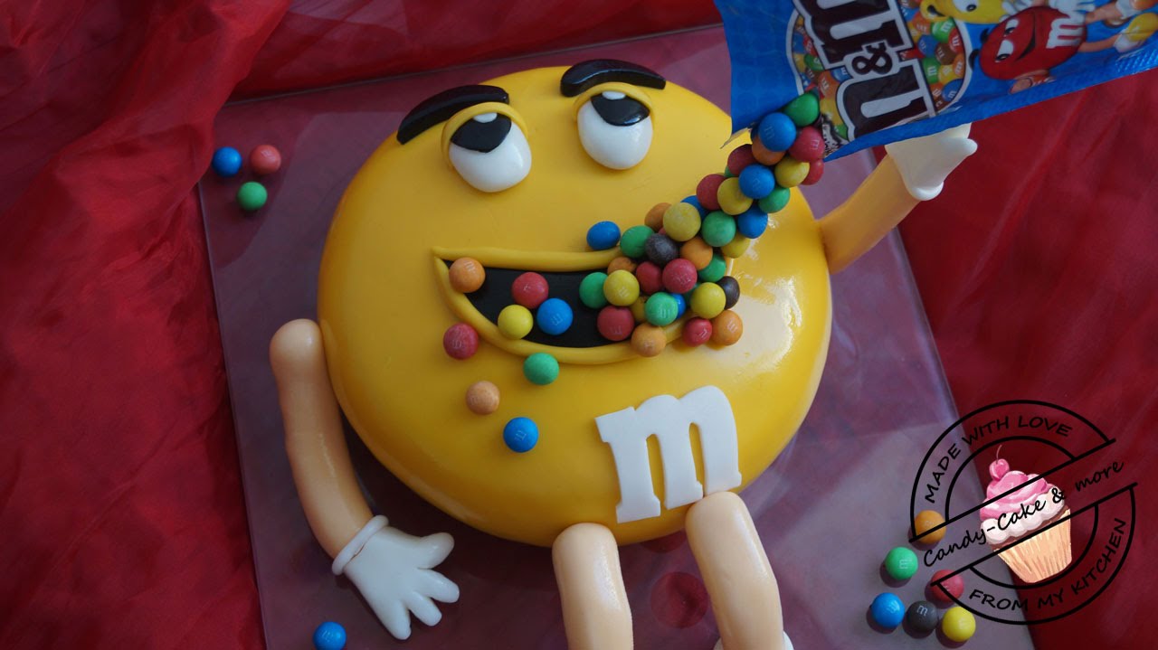 M&M Gravity Defying Cake I Gravity Cake I Illusion Torte I Tutorial I Motivtorte I Schwebetorte