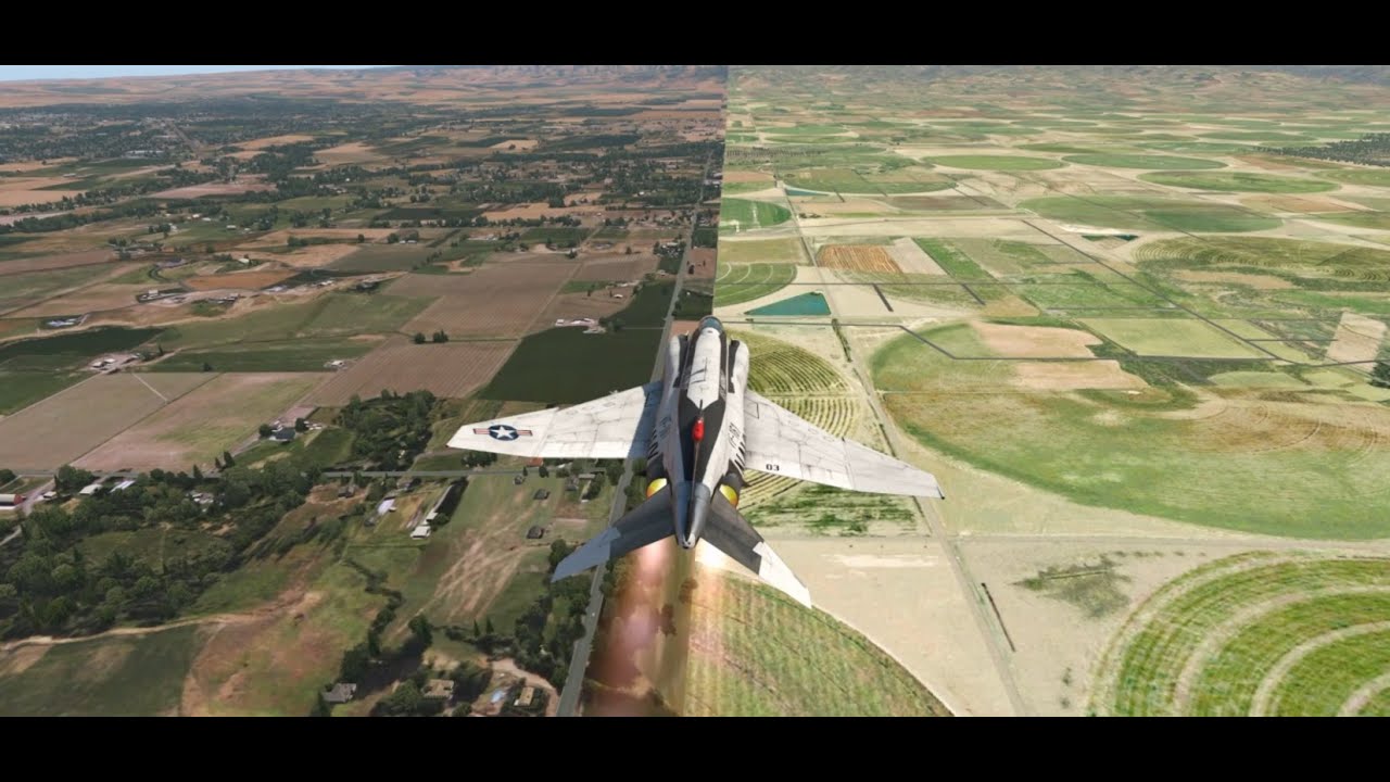 X-Plane 12 - Default Scenery vs ORBX