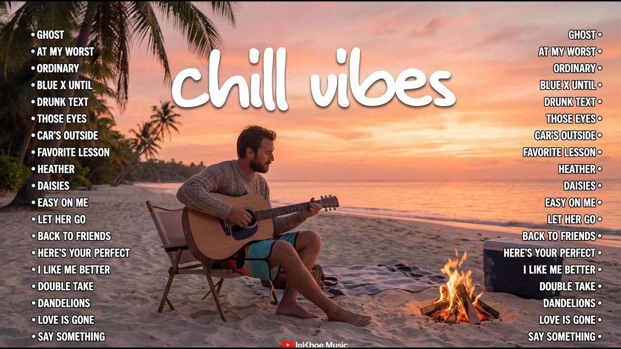 Chill Vibes 🌙 Lagu Barat Slow & Relaxing Paling Enak Didengar Saat Santai/Tidur (No Ads)