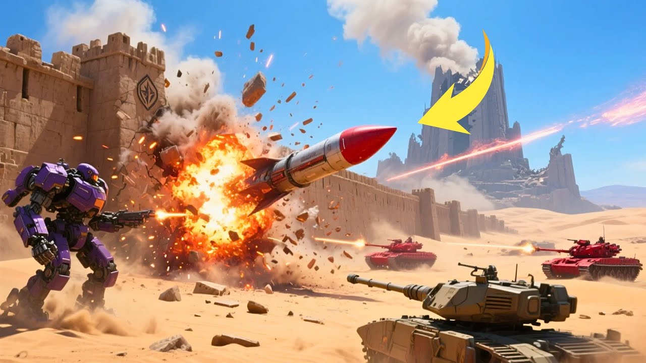 Iran vs Israel: 💥 Desert Citadel Strike | Fictional War Simulation