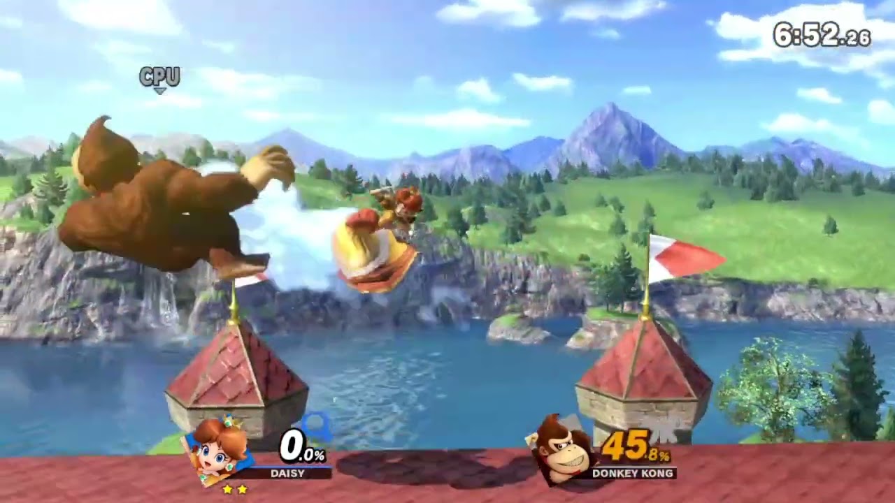 Super Smash Bros. Ultimate (Princess Daisy Vs. Donkey Kong) First-To-Four