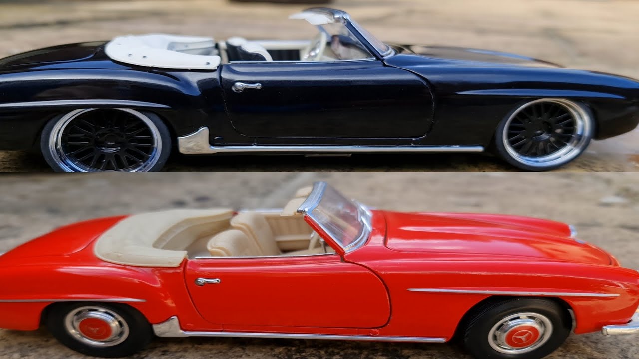 How to modify 1/18 Maisto Mercedes 190 SL