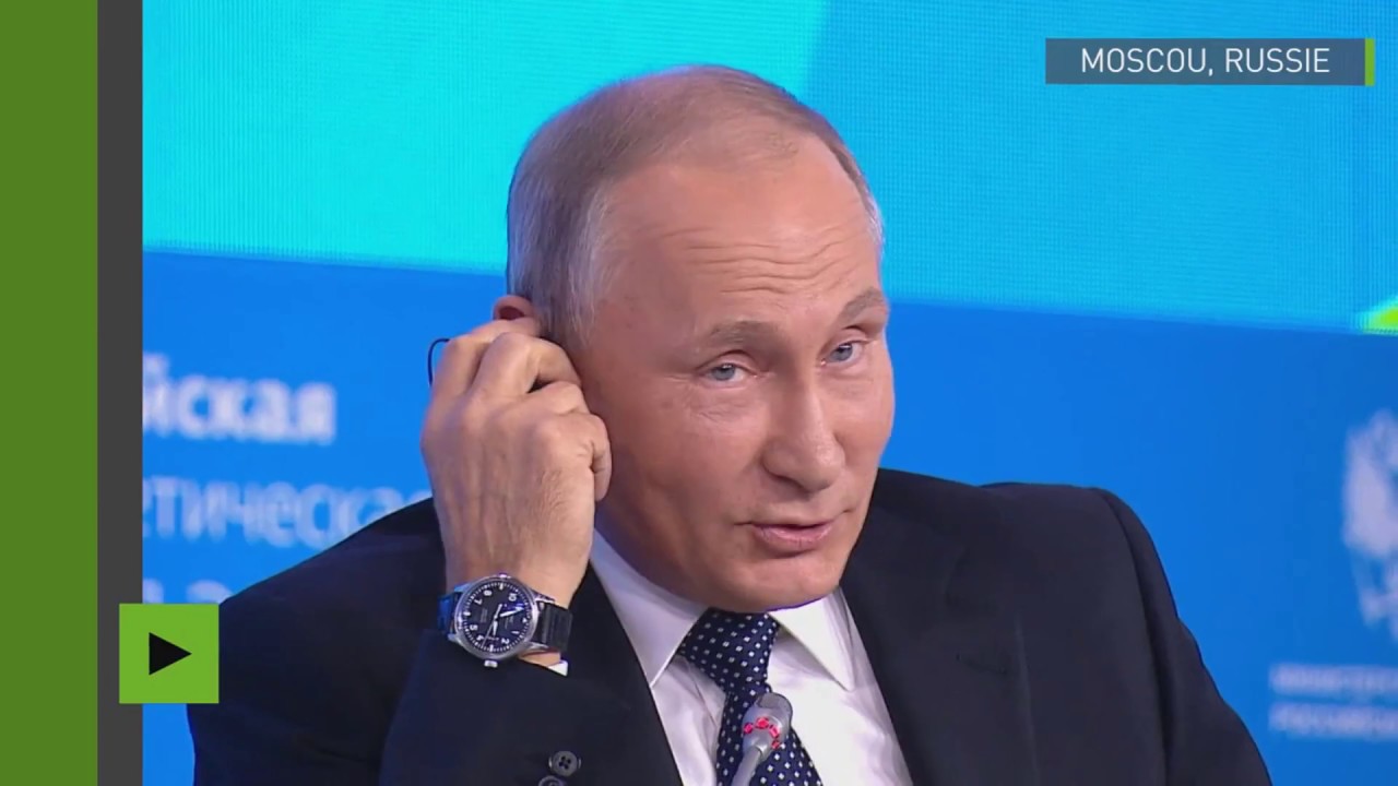 Vladimir Poutine et la blague du jour