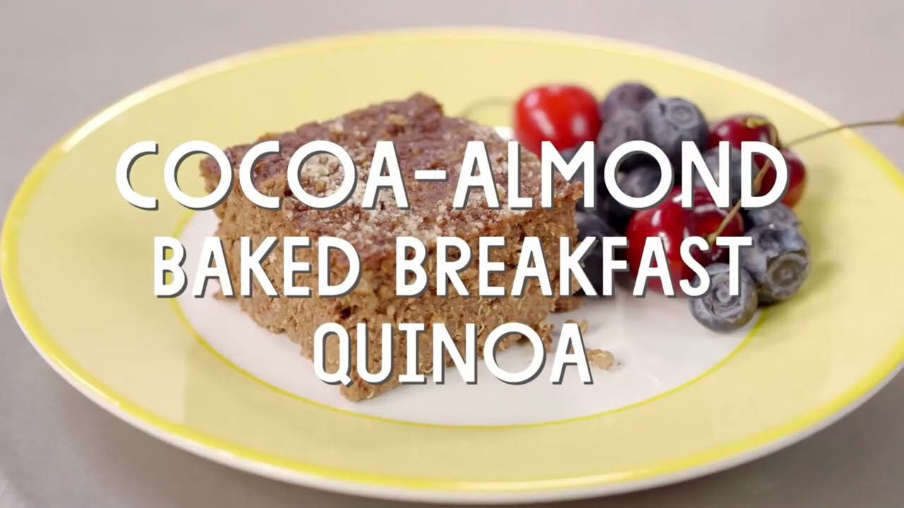Morning Indulgence: Cocoa Almond Baked Breakfast Quinoa Recipe