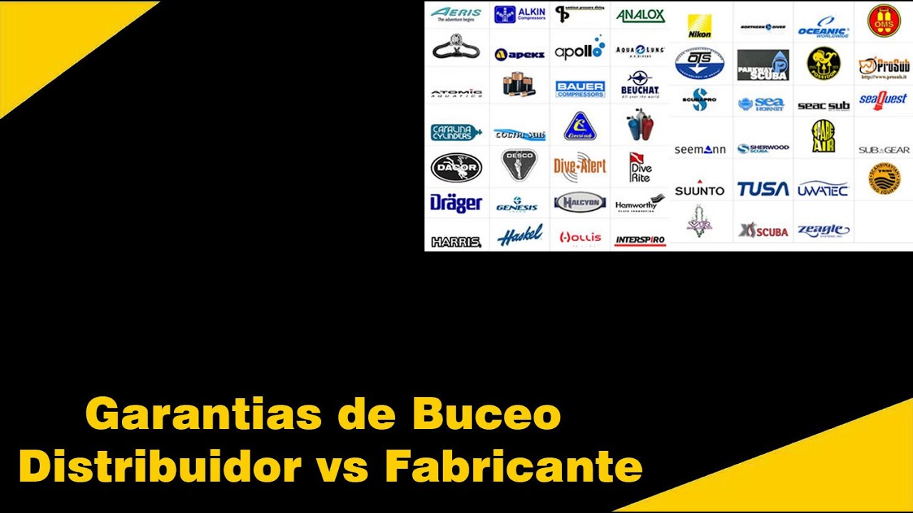 Garantias de Buceo Distribuidor vs Fabricante