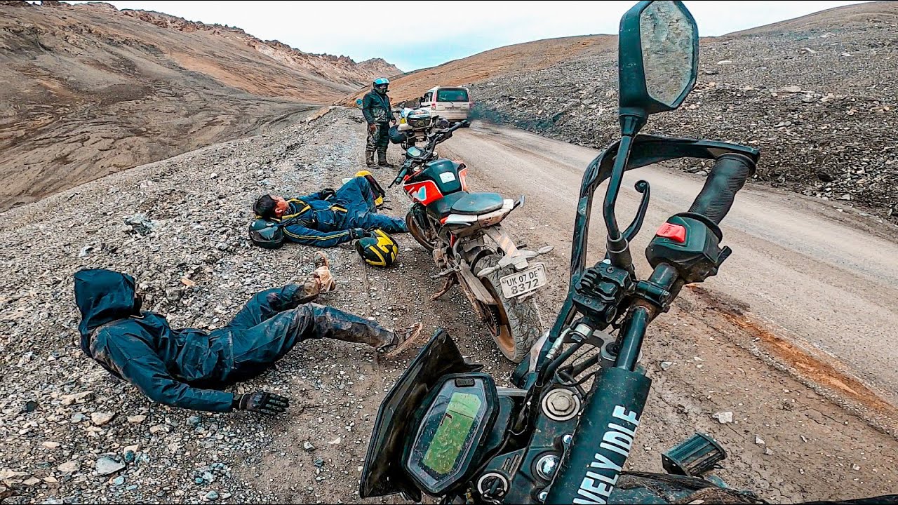 Lower CC Bikes Struggle in Ladakh Hero Xpulse 200 | Leh Ladakh Ride Tripura Vlogger | Ep7 | Part 2 |
