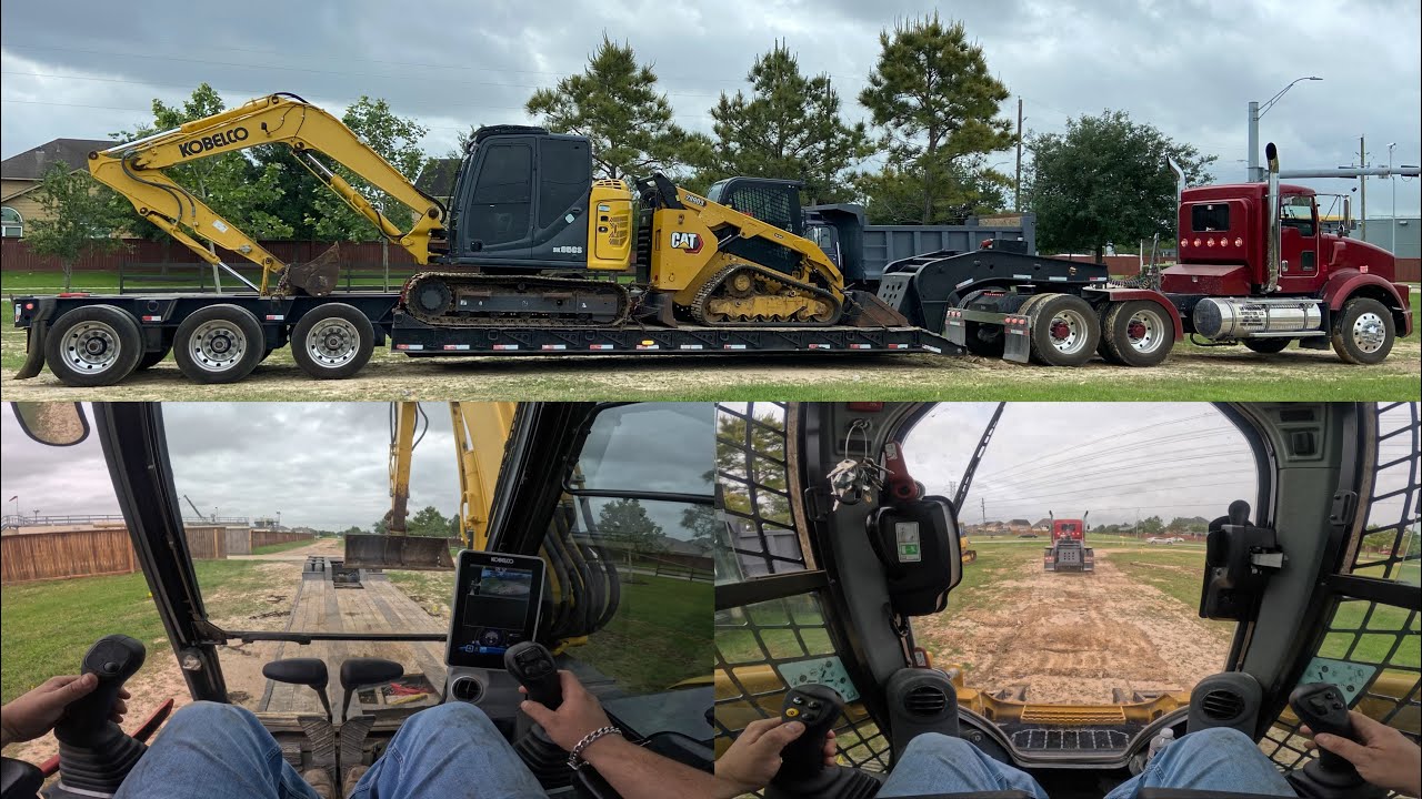 Will they fit ? Hauling excavator and skid steer at the same time.