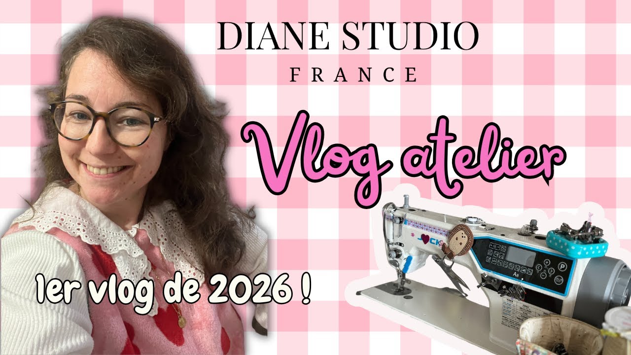 Vlog atelier : premier vlog de 2026 entre maladies, neige et commandes !