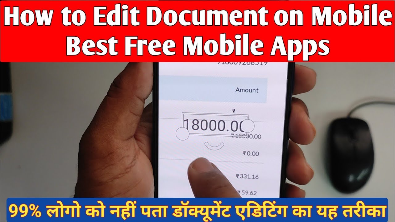 How to Edit Documents Like a Pro on Mobile | Document Editing Mobile Apps Tips and Tricks.