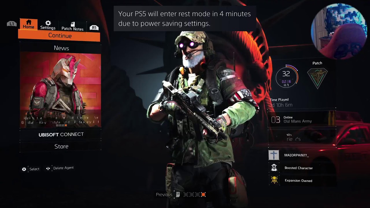 Military Veteran plays Division 2 🧼 🧽 🧹 up the streets  Ps5Pro  #Ps5proLive