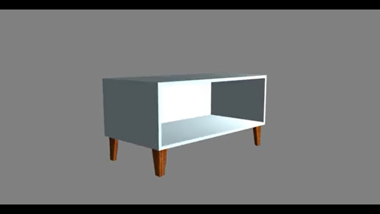 Tapered legs under furniture with PolyBoard