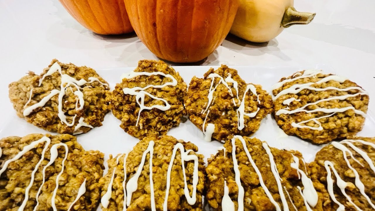 Pumpkin Spice and Oatmeal Cookies