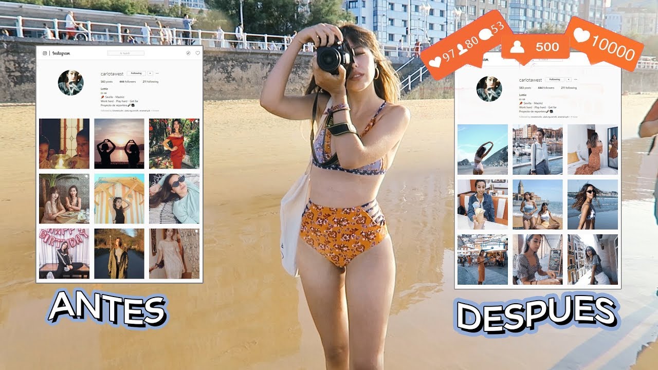 📸  Convierto a mi HERMANA en INSTAGRAMMER  (lo odia) |  Creando un feed, edici&oacute;n...