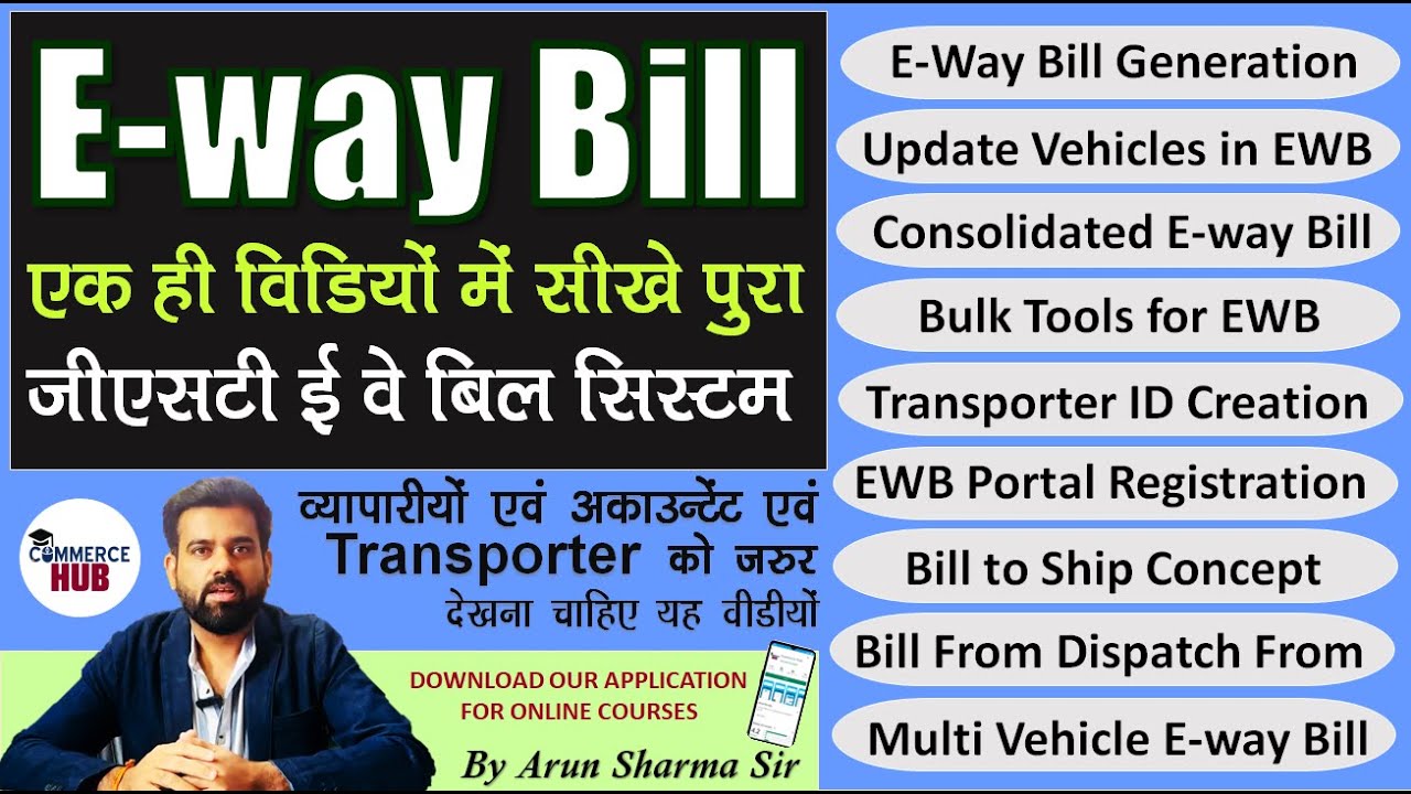 भारत में e-way bill system का कम्पलीट Process | E-Way Bill System 2025 | GST E-way Bill Guide