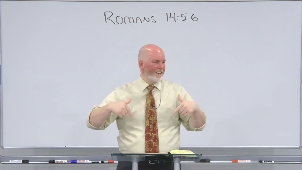 Romans 14:5-6 - Regarding Holy Days