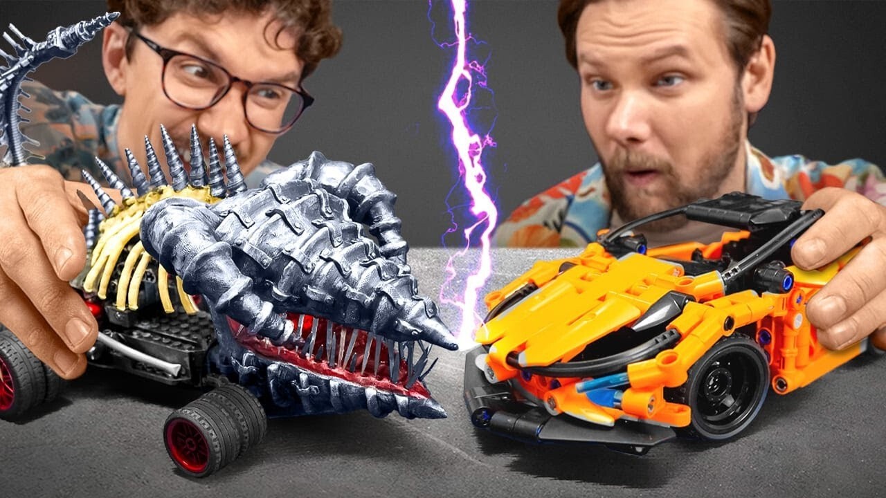 Машинка из LEGO за 1 доллар против монстра из LEGO за 100 000 000 долларов! 😱 Это было просто без...