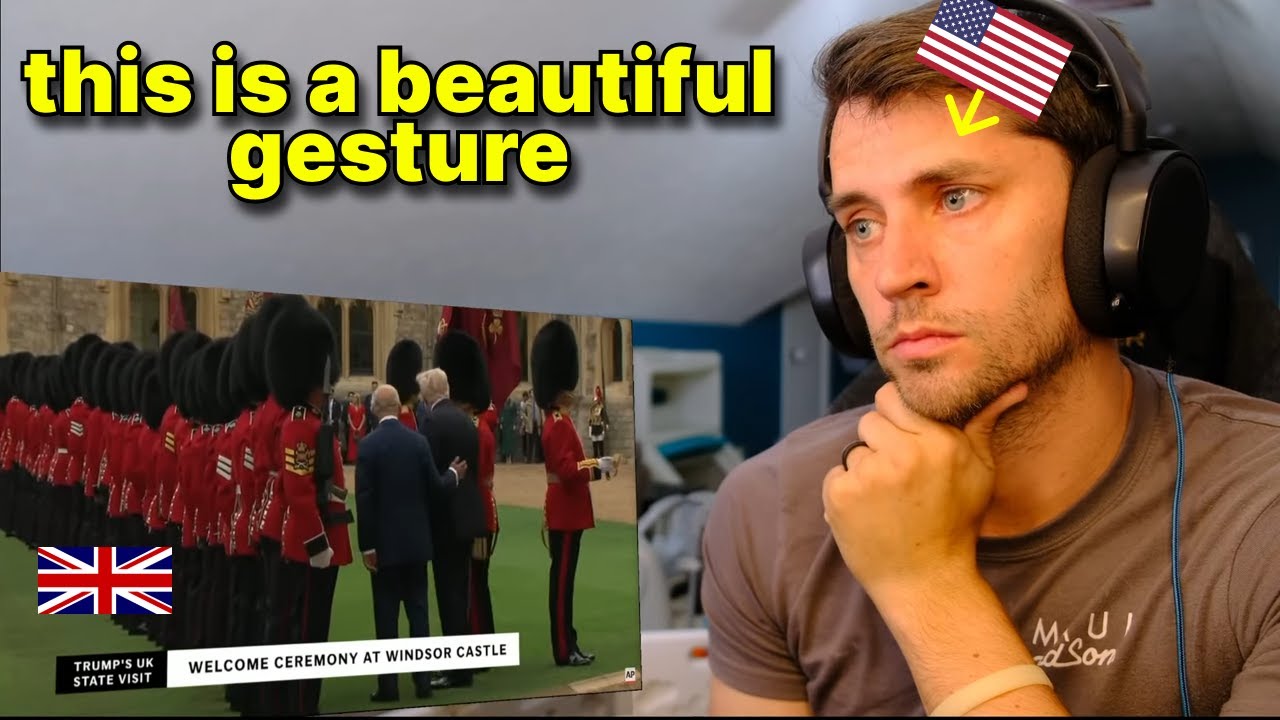 American reacts to Trump meets with King Charles III