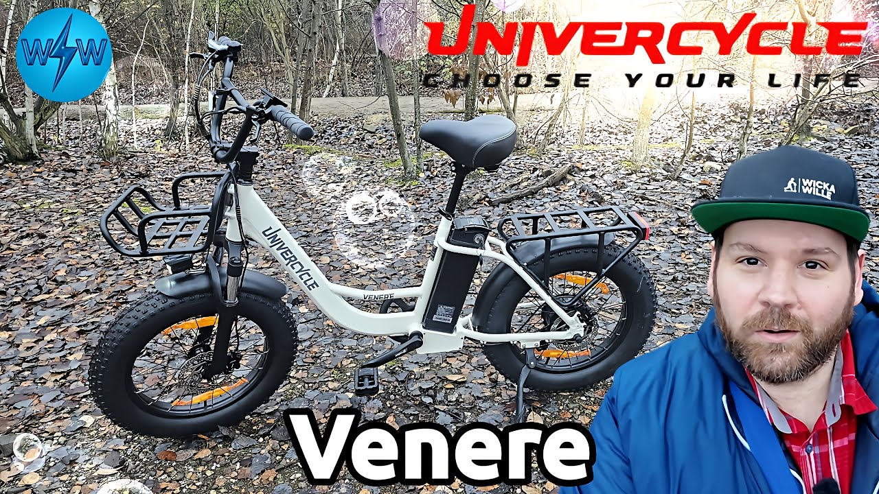 Univercycle Venere 🔥 Lasten eFatbike 🔥 eBike, Federgabel, 25 km/h, 250 Watt 2025, günstig!