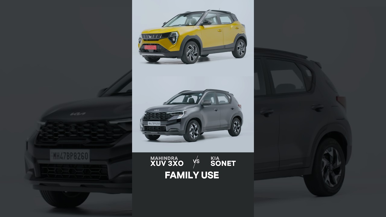 Which One Is The Better For Family Car? | Kia Sonet vs Mahindra XUV 3XO FAQ #6