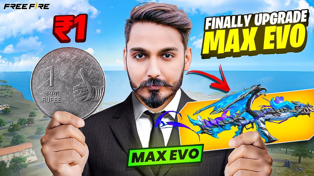 All Evo Guns Max In ₹1 Rupee 😮 Garena Free Fire