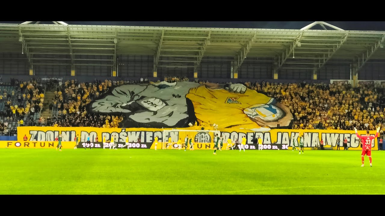 MOTOR LUBLIN - Zagłębie Sosnowiec 21.07.2023 Oprawa + fragmenty dopingu z 1 połowy